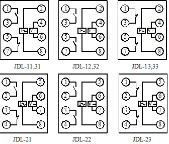 JDL-12內部接線圖(tú)