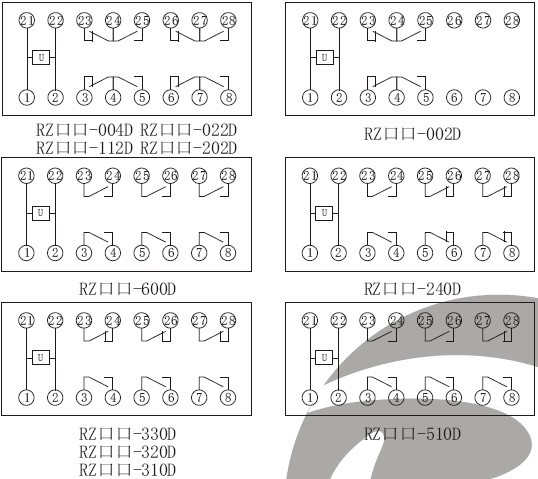 RZ-D產品接(jiē)線圖