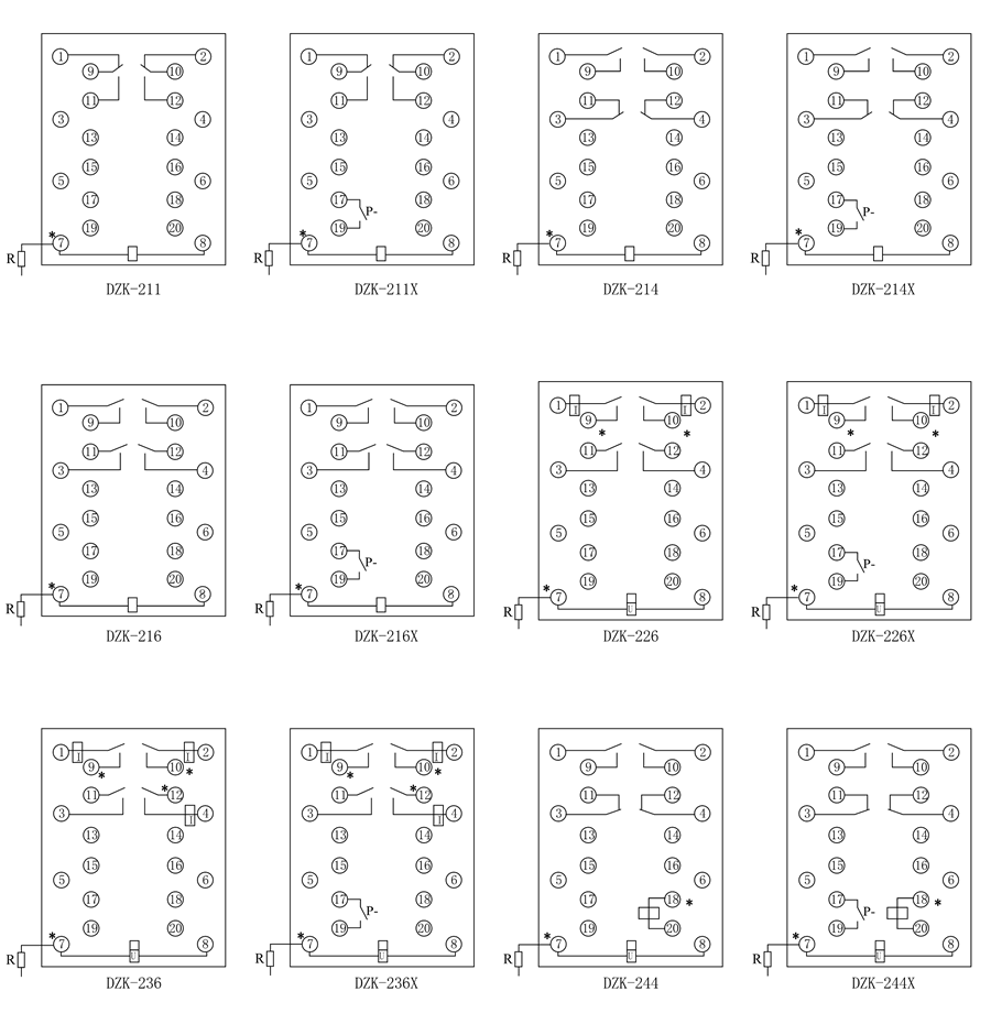 DZK-211X接線圖(tú)
