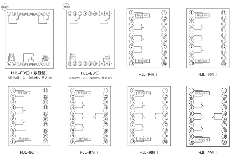 HJL-96/B內部接線圖