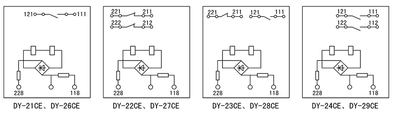 DY-24CE內部(bù)接線圖